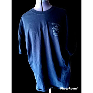 Gildan Ultra Cotton black printed shirt 2XL,